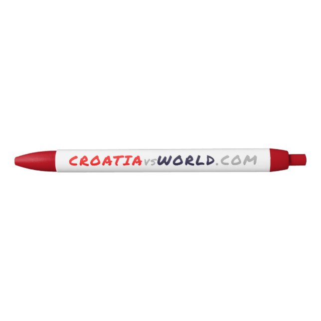 Bolígrafo De Tinta Azul CROACIAvsWORLD (Anverso)