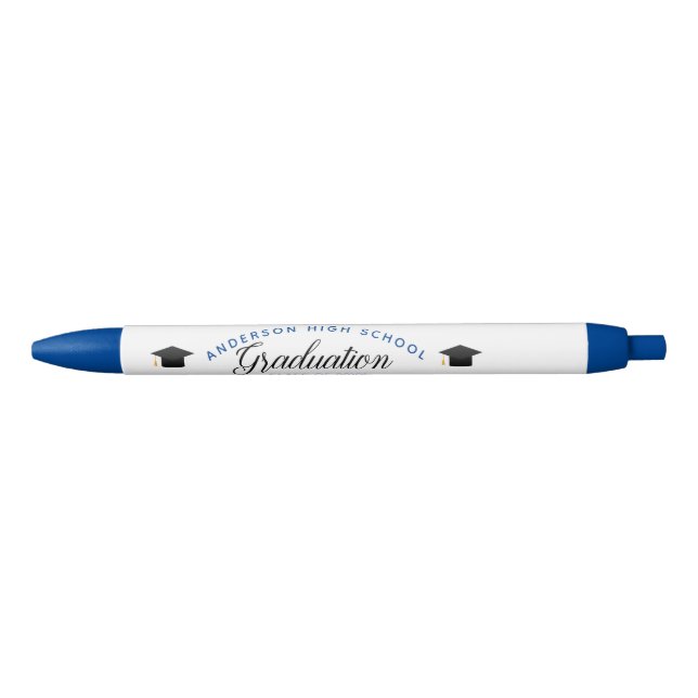 Bolígrafo De Tinta Azul Escuela de Personalizado Keepsake 2023 de graduaci (Anverso)