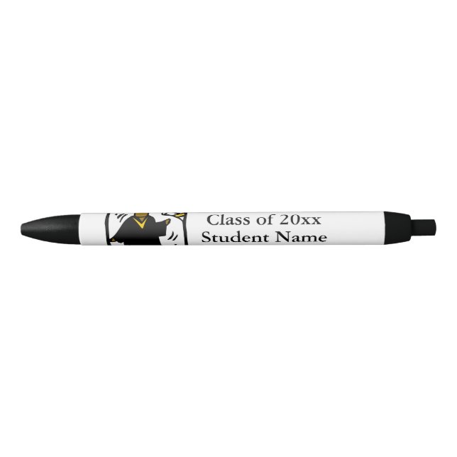 Bolígrafo De Tinta Azul Graduado con Diploma Graduado (Anverso)