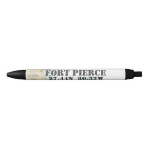 Bolígrafo De Tinta Azul Gráfica de navegación náutica del puerto deportivo