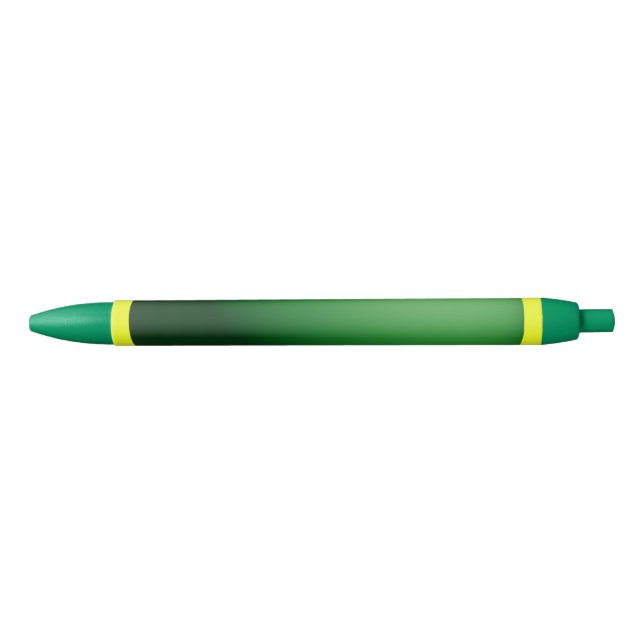 Bolígrafo De Tinta Azul Green on Yellow  (Anverso)