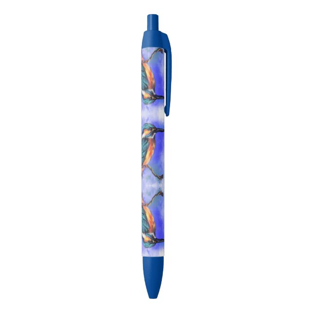 Bolígrafo De Tinta Azul Kingfisher Bird Pen (Parte inferior (Vertical))