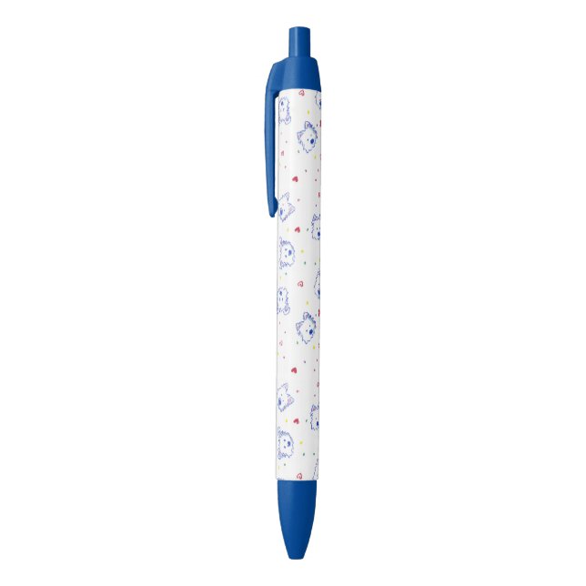 Bolígrafo De Tinta Azul KiniArt Westie Crayon Cuties (Parte superior (vertical))