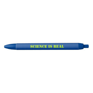 Bolígrafo De Tinta Azul La ciencia es una verdadera tipografía moderna de