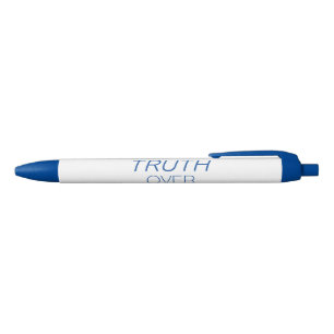 Bolígrafo De Tinta Azul "La verdad sobre las mentiras" azul, blanco -