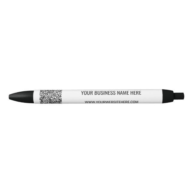 Bolígrafo De Tinta Azul Lápiz promocional de Personalizado y código QR (Anverso)