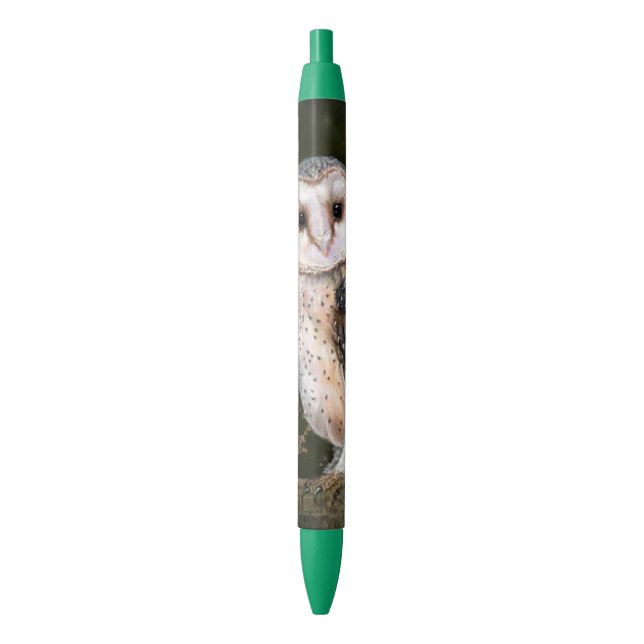 Bolígrafo De Tinta Azul Lechuza Lechuza Occidental (Frente vertical)