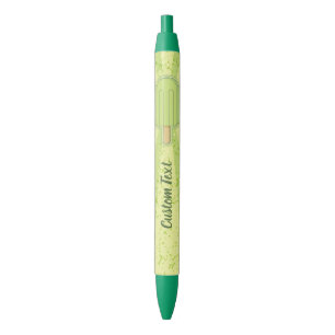 Bolígrafo De Tinta Azul Lime Ice Cream Stick