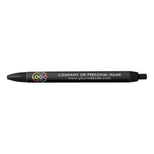 Bolígrafo De Tinta Azul Logotipo corporativo de marca para profesionales n