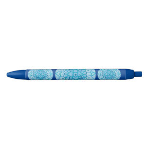 Bolígrafo De Tinta Azul Mandala Pen