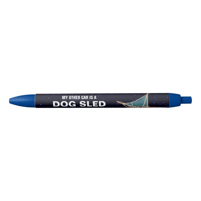 Bolígrafo De Tinta Azul Mi Otro Coche Es Un Perro. (Anverso)