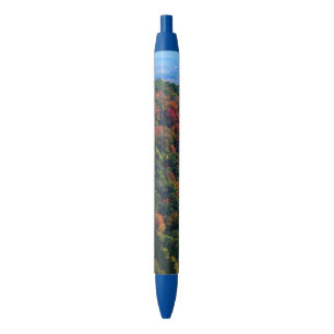 Bolígrafo De Tinta Azul Montañas Apalaches en Otoño