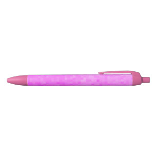 Bolígrafo De Tinta Azul Mosaico Rosa Pastel,