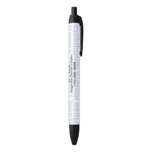Bolígrafo De Tinta Azul Palabras dentales generales