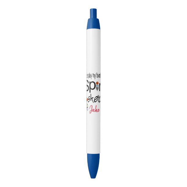 Bolígrafo De Tinta Azul Pen Office and School Pen Basketball Sports (Frente vertical)