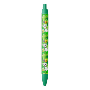 Bolígrafo De Tinta Azul Pen Office and School Pen St. Patrick's Cat Beer
