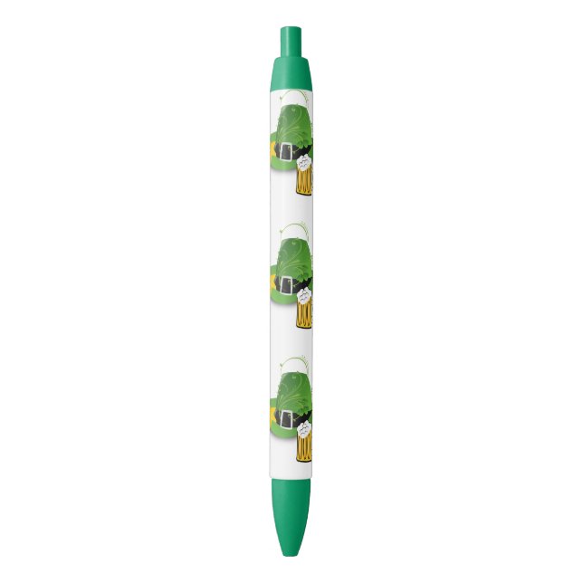 Bolígrafo De Tinta Azul Pen Office and School Pen St. Patrick's Day Beer (Frente vertical)