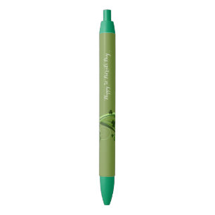 Bolígrafo De Tinta Azul Pen Office and School Pen St. Patrick's Day Floral