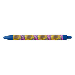 Bolígrafo De Tinta Azul Pen Sunflower