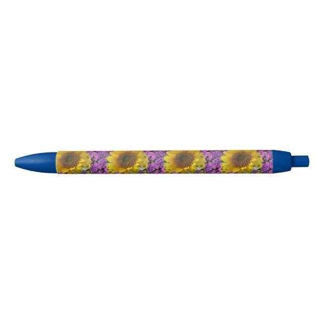 Bolígrafo De Tinta Azul Pen Sunflower (Anverso)