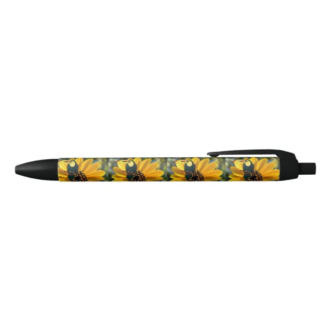 Bolígrafo De Tinta Azul Pen Sunflowers Parrot (Parte superior)