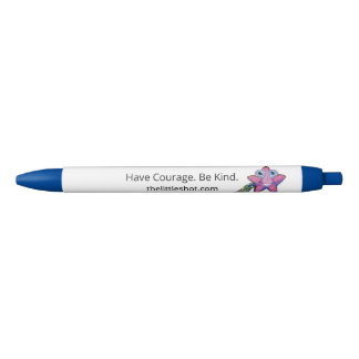 Bolígrafo De Tinta Azul Pen - Tenga Valor. Sé Amable.