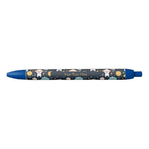 Bolígrafo De Tinta Azul Personalizado Perrito Adorable