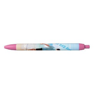 Bolígrafo De Tinta Azul Personalizado Tu papá Fotografía Pen Texto - Mejor