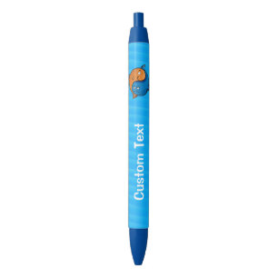 Bolígrafo De Tinta Azul Personalizado Yin Yang Fish