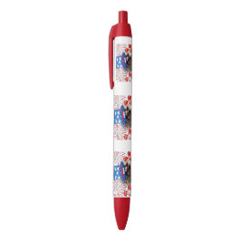 Bolígrafo De Tinta Azul Poodle American Patriot Wriot Pen