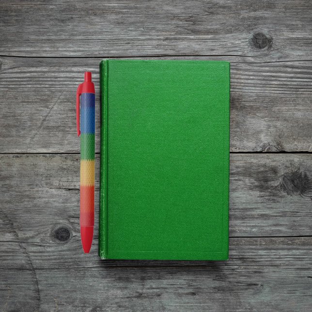 Bolígrafo De Tinta Azul Rayas tejidas con arcoiris (Subido por el creador)