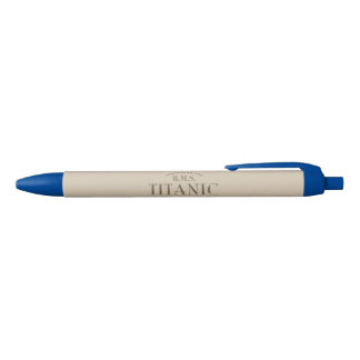 Bolígrafo De Tinta Azul RMS Titanic Ghost Ship Sepia Pen (tinta azul)