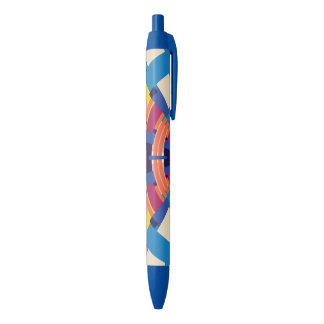 Bolígrafo De Tinta Azul Rueda caleidoscópica Tinta Azul