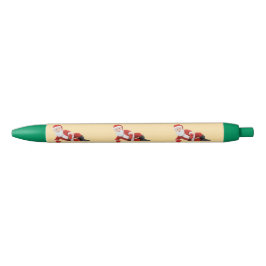Bolígrafo De Tinta Azul Santa Navidad