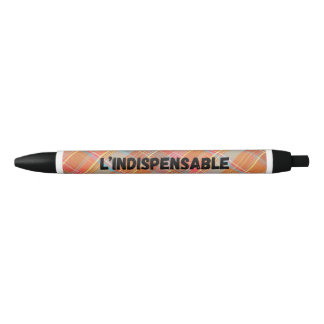 Bolígrafo De Tinta Azul Stylo "L'INDISPENSABLE" (noir & bleu)
