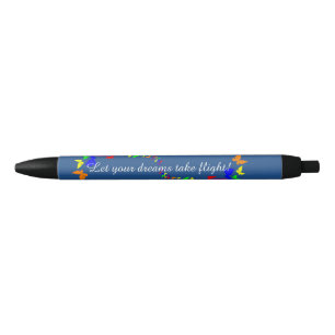 Bolígrafo De Tinta Azul Sueños de la mariposa