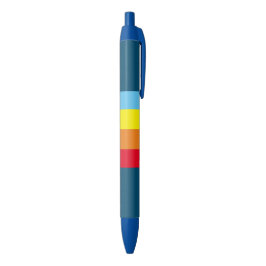 Bolígrafo De Tinta Azul Tiras retro (Múltiple azul marino)