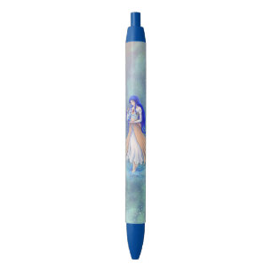 Bolígrafo De Tinta Azul TSDS: Arte de Portada de Miral Akemi Solo Agua