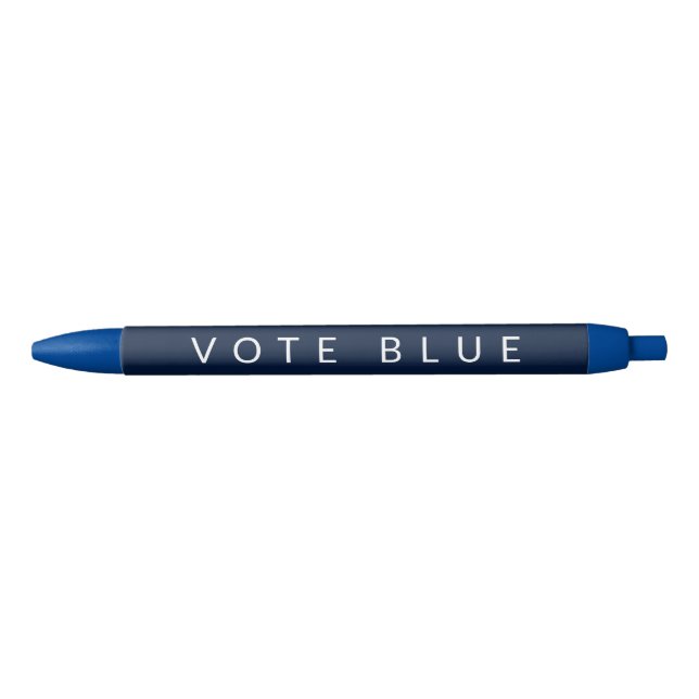 Bolígrafo De Tinta Azul Vote Fiesta democrático azul promocional simple (Anverso)