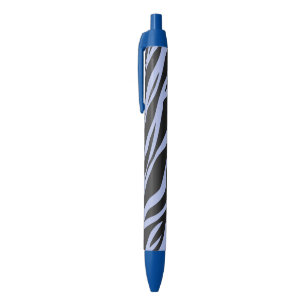 Bolígrafo De Tinta Azul Zebra azul cielo rayada