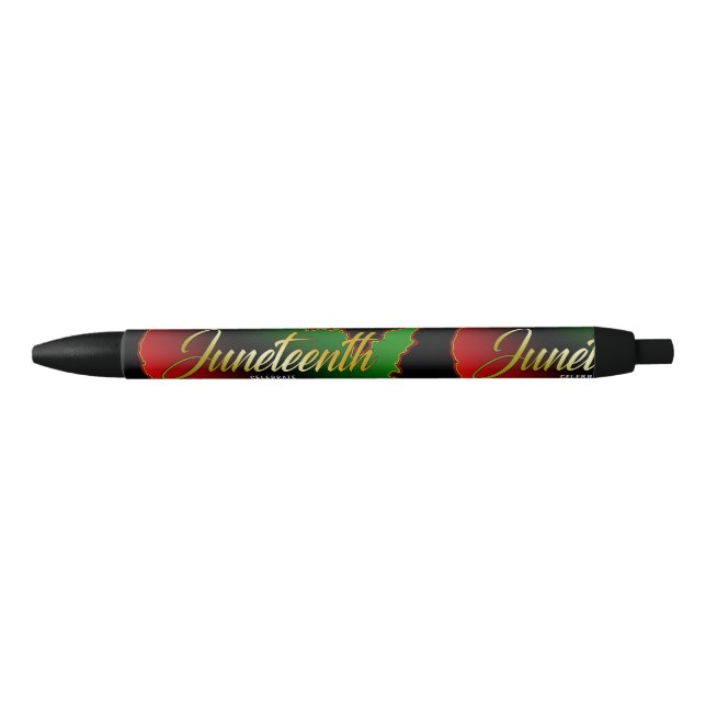 Bolígrafo De Tinta Negra 19 de junio (Anverso)
