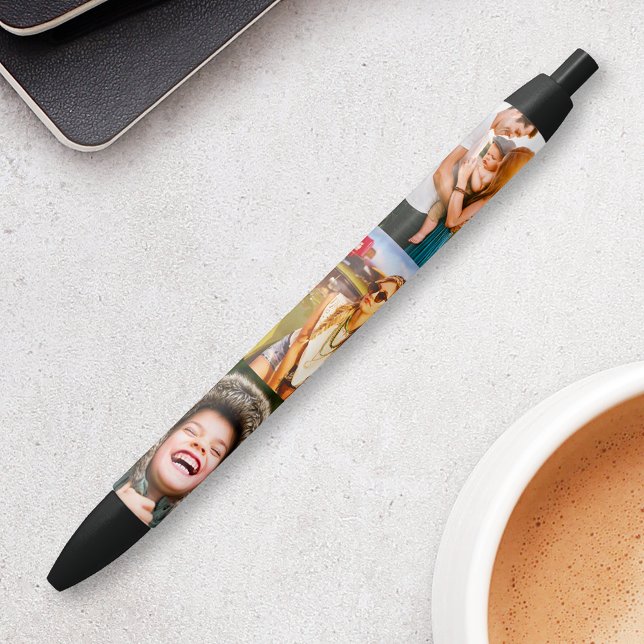 Bolígrafo De Tinta Negra 3 plantillas de fichas fotográficas (Subido por el creador)