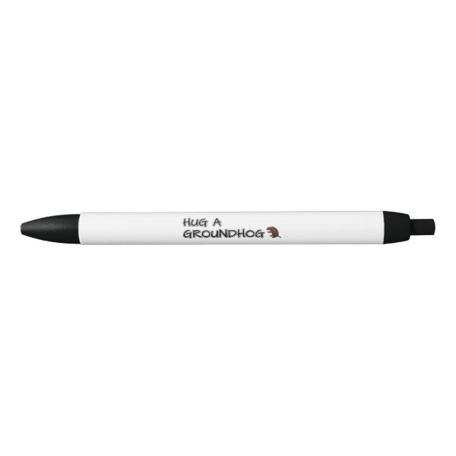 Bolígrafo De Tinta Negra Abrazo de manicomio (Anverso)