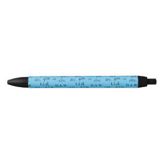 Bolígrafo De Tinta Negra Abreviaturas azules de la farmacia Pen