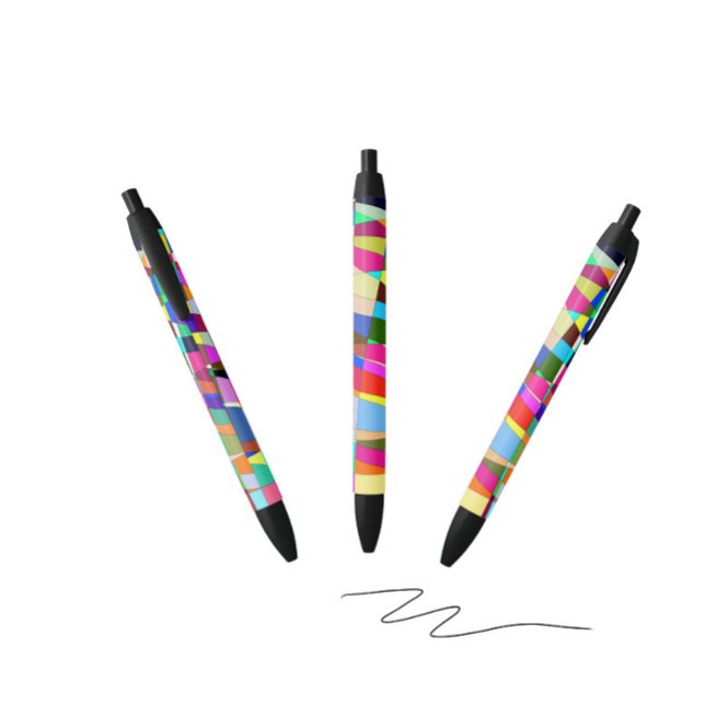 Bolígrafo De Tinta Negra Abstrato (Subido por el creador)