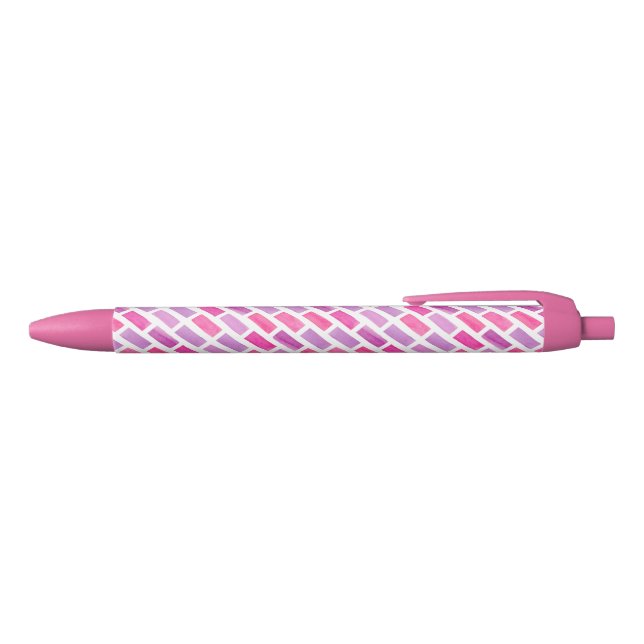 Bolígrafo De Tinta Negra Acuarela rosa (Parte superior)