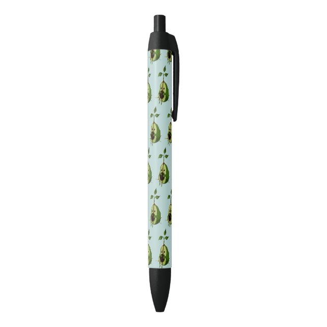 Bolígrafo De Tinta Negra Aguacate (Parte inferior (Vertical))