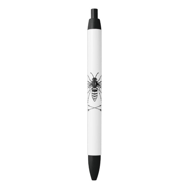 Bolígrafo De Tinta Negra Ahorre las abejas (Frente vertical)