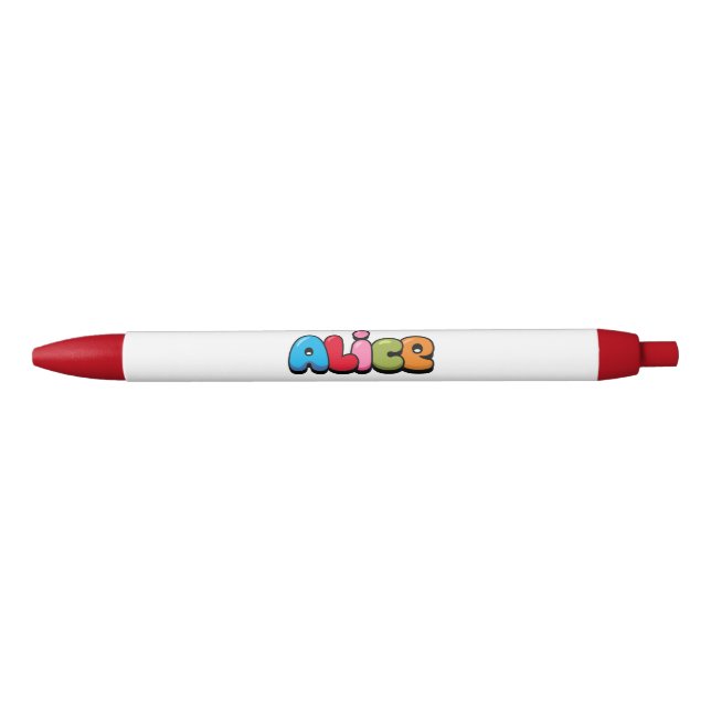 Bolígrafo De Tinta Negra Alarma (Anverso)