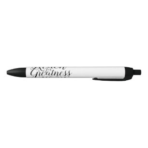 Bolígrafo De Tinta Negra Alcance de la caligrafía de grandeza